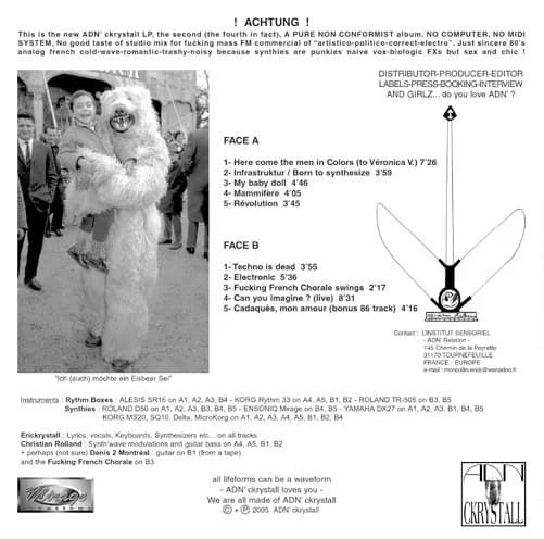 ADN' Ckrystall — Synthesizers And Other Electronic Masturbators