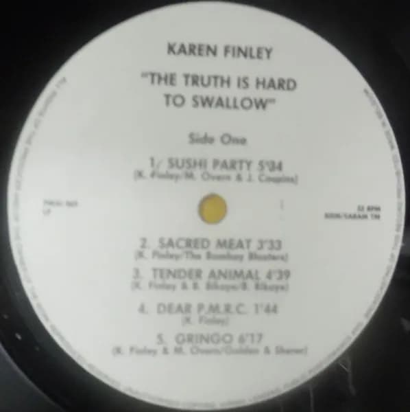 Karen Finley — The Truth Is Hard To Swallow