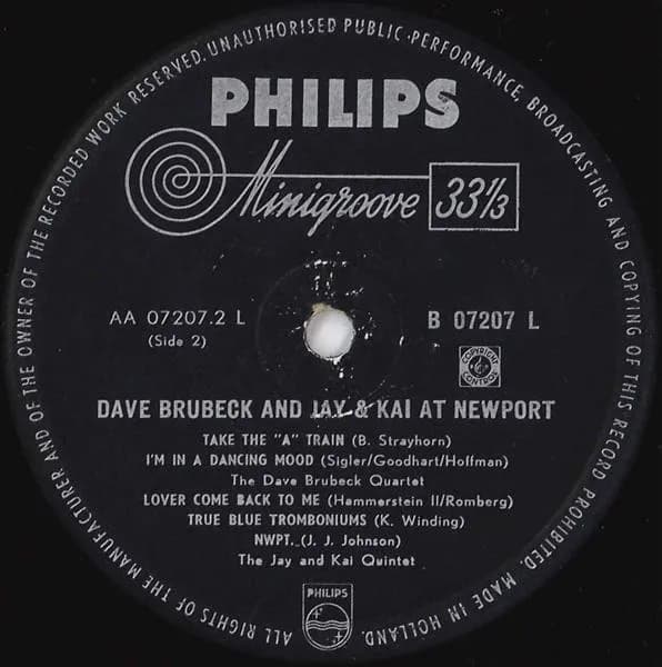 Dave Brubeck And J.J. Johnson And Kai Winding — At Newport