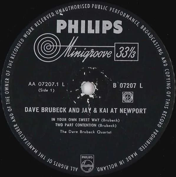 Dave Brubeck And J.J. Johnson And Kai Winding — At Newport