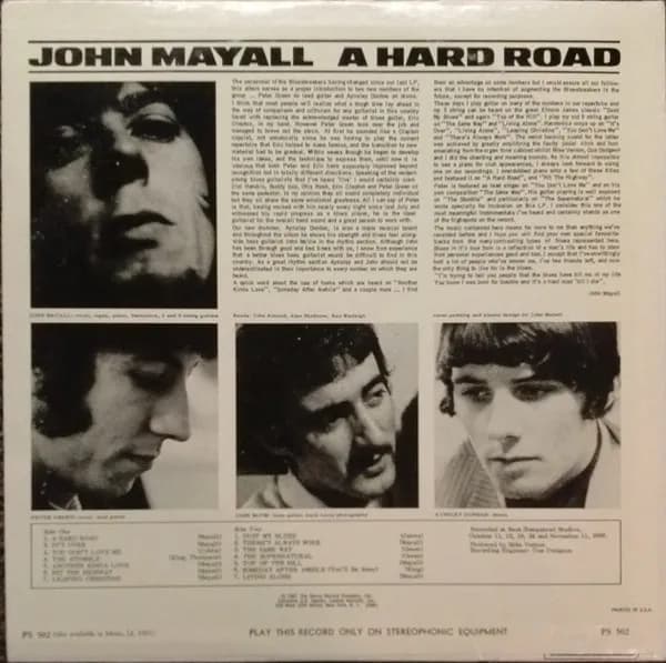 John Mayall & The Bluesbreakers — A Hard Road