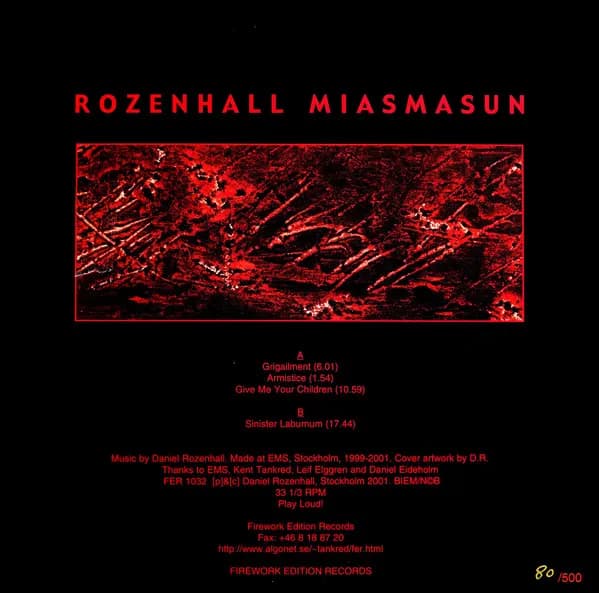 Daniel Rozenhall — Miasmasun
