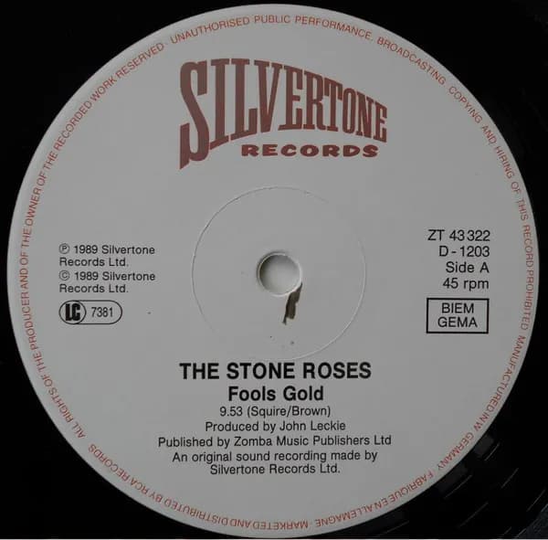 The Stone Roses — Fools Gold 9.53