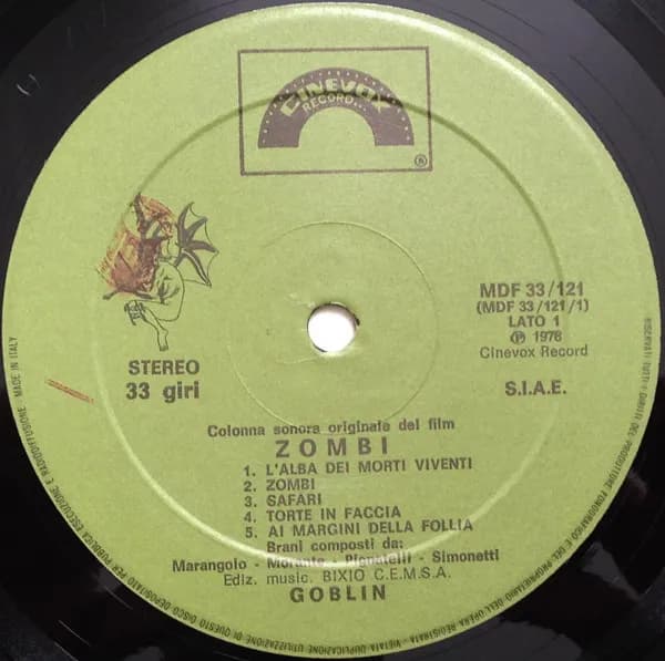Goblin — Zombi (Colonna Sonora Originale Del Film)