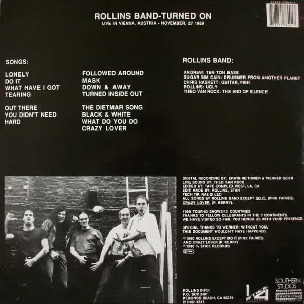 Rollins Band — Turned On