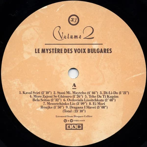 Le Mystère Des Voix Bulgares — Volume 2