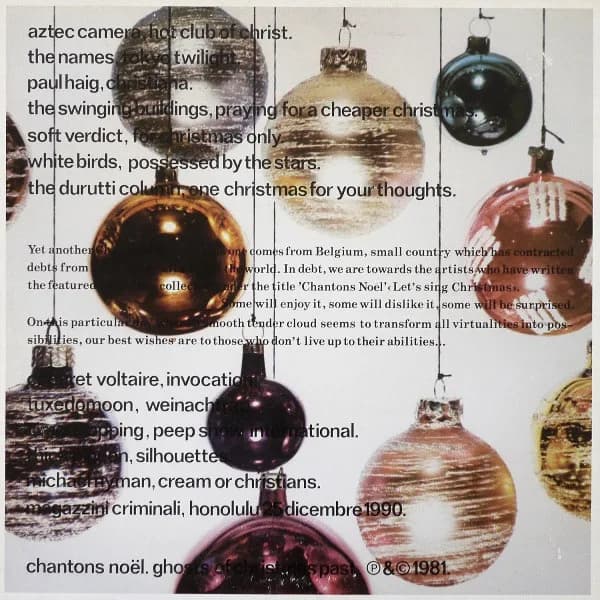 Various — Chantons Noël - Ghosts Of Christmas Past