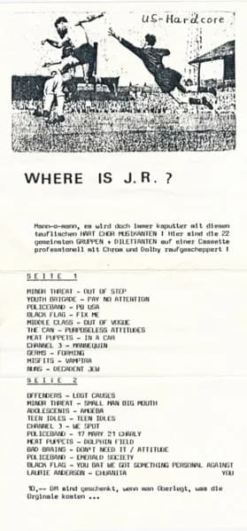 Various — Where Is J.R. ?