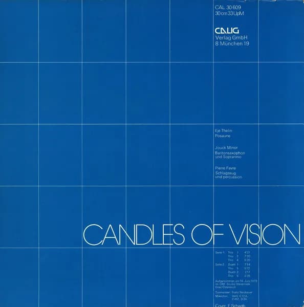 Eje Thelin / Pierre Favre / Jouk Minor — Candles Of Vision