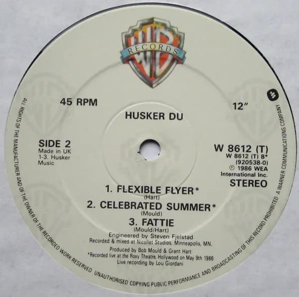 Hüsker Dü — Sorry Somehow