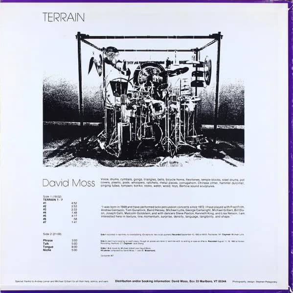 David Moss — Terrain