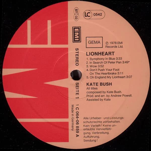 Kate Bush — Lionheart