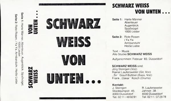 Schwarz Weiss (2) — Von Unten...