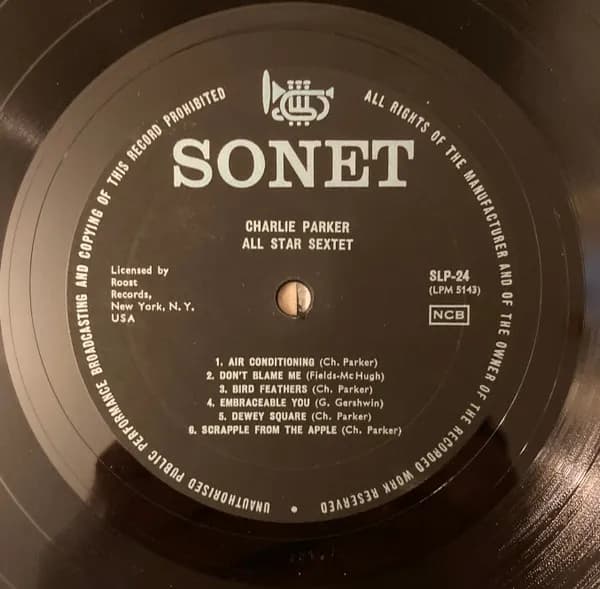 Charlie Parker — All Star Sextet
