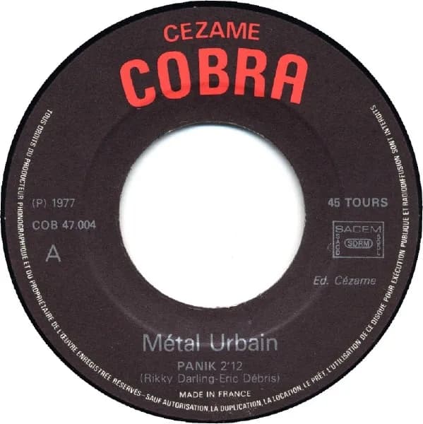 Métal Urbain — Panik
