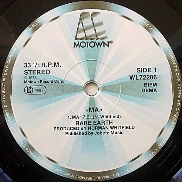 Rare Earth — Ma
