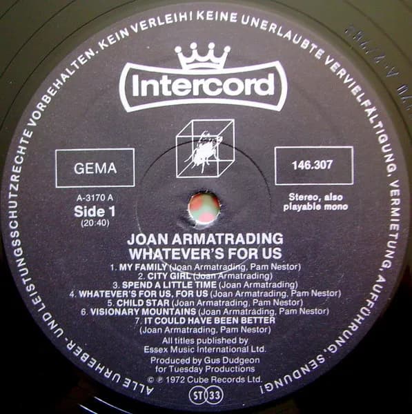 Joan Armatrading — Whatever's For Us