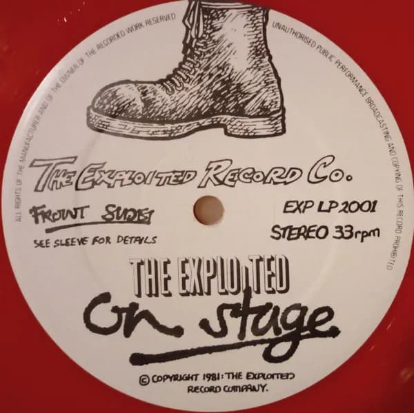 The Exploited — On Stage