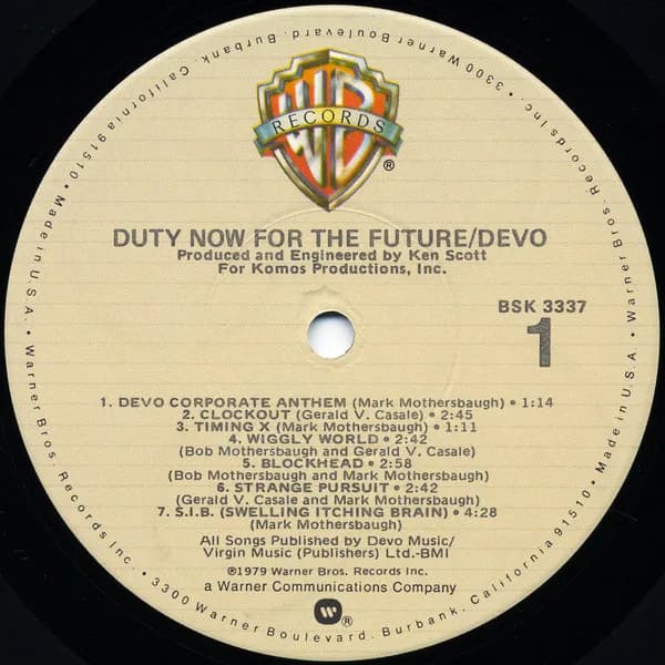 Devo — Duty Now For The Future