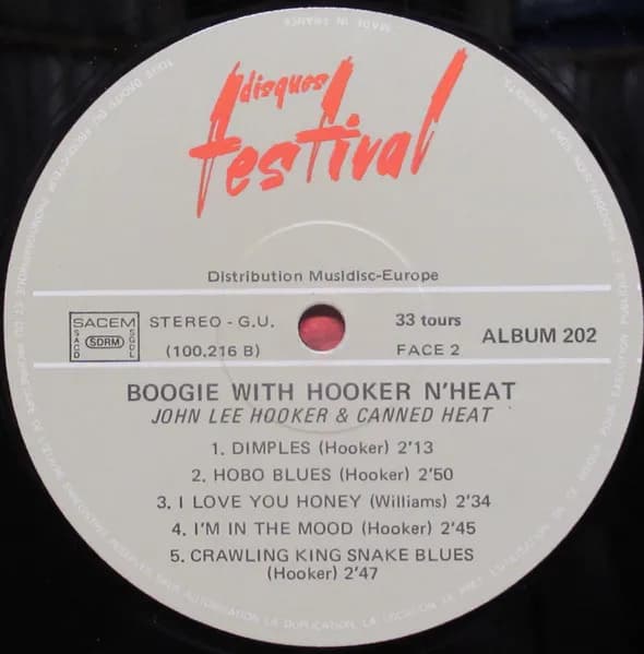John Lee Hooker & Canned Heat — Boogie With Hooker N' Heat