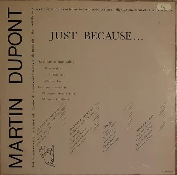 Martin Dupont — Just Because...