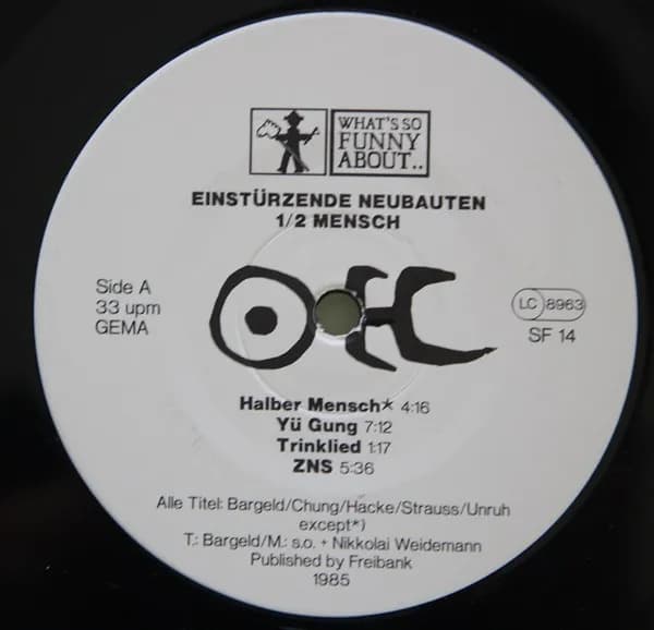 Einstürzende Neubauten — Halber Mensch