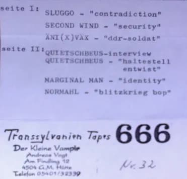 Various — Transsylvanien Tapes 666