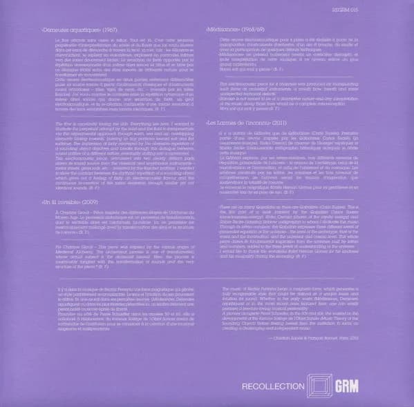 Beatriz Ferreyra — GRM Works