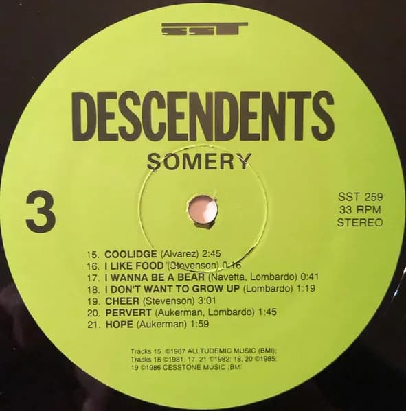 Descendents — Somery