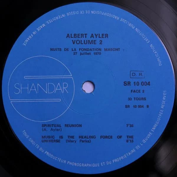 Albert Ayler — Nuits De La Fondation Maeght Volume 2