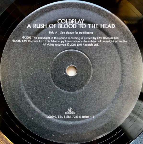 Coldplay — A Rush Of Blood To The Head