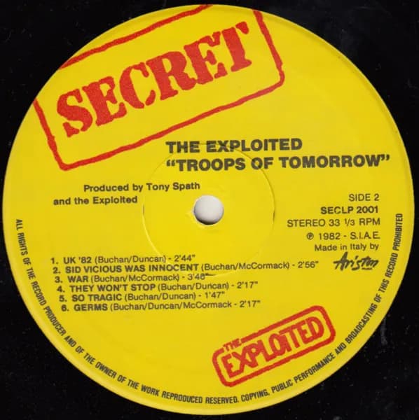 The Exploited — Troops Of Tomorrow