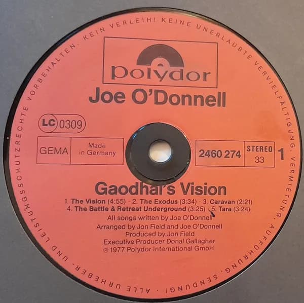 Joe O'Donnell — Gaodhal's Vision