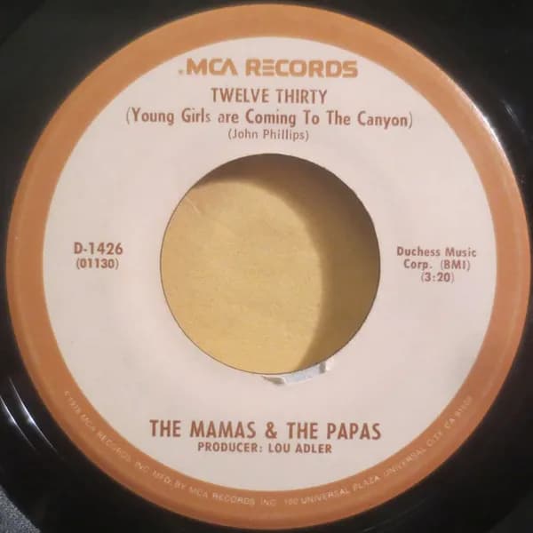 The Mamas & The Papas — California Dreamin' / Twelve Thirty
