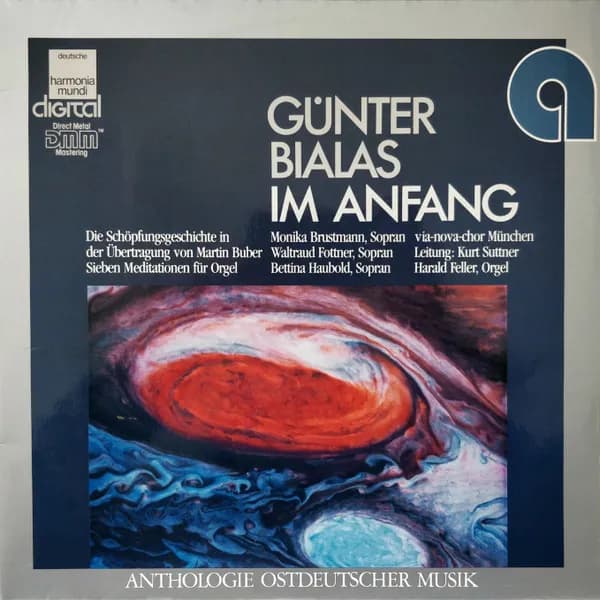 Im Anfang (Die Schöpfungsgeschichte In Der Übertragung Von Martin Buber - Sieben Meditationen Für Orgel)