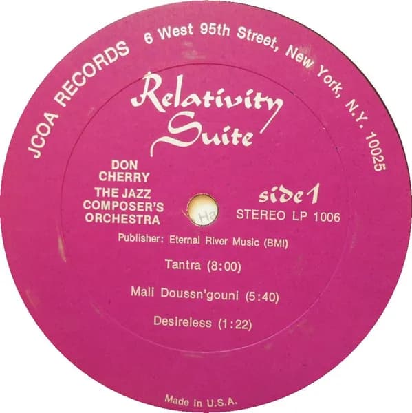 Don Cherry & The Jazz Composer's Orchestra — Relativity Suite