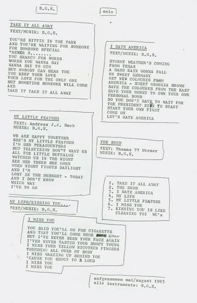 B.G.S. (2) — S O L O