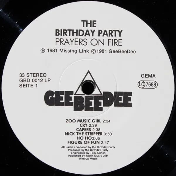 The Birthday Party — Prayers On Fire