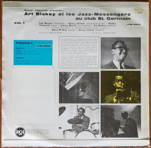 Art Blakey & The Jazz Messengers — Au Club St. Germain Vol. 1
