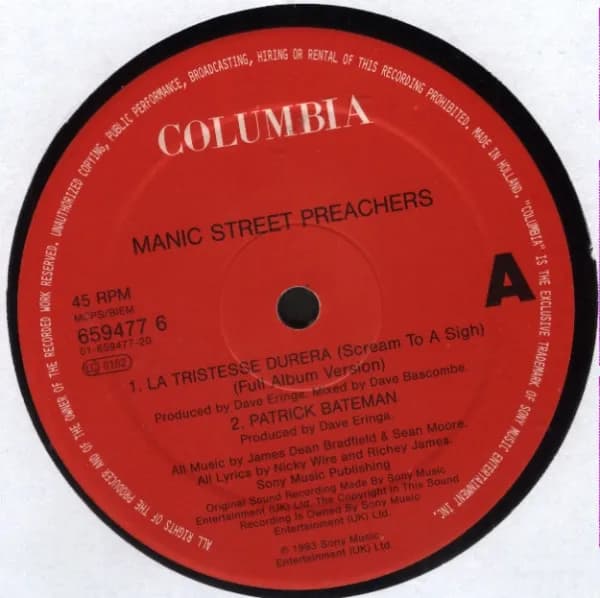 Manic Street Preachers — La Tristesse Durera (Scream To A Sigh)