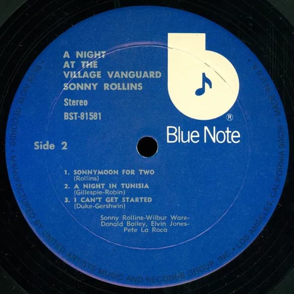 Sonny Rollins — A Night At The "Village Vanguard"
