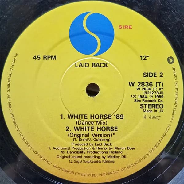 Laid Back — White Horse '89