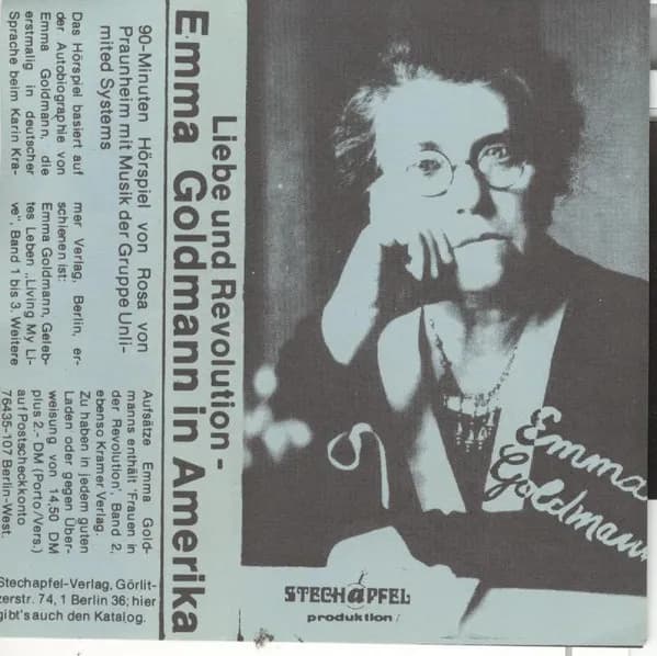 Liebe Und Revolution - Emma Goldmann In Amerika
