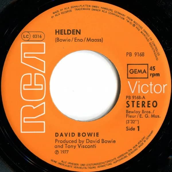 David Bowie — Helden