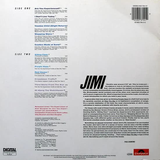 Jimi Hendrix — Kiss The Sky