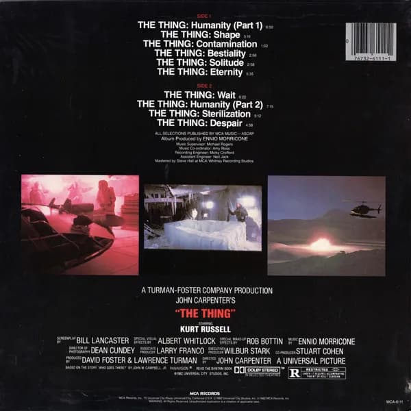 Ennio Morricone — The Thing (Music From The Motion Picture)