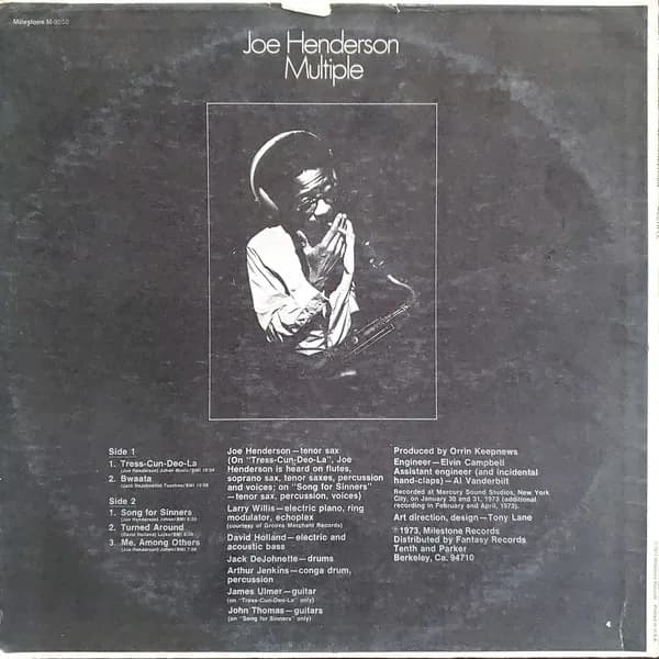 Joe Henderson — Multiple