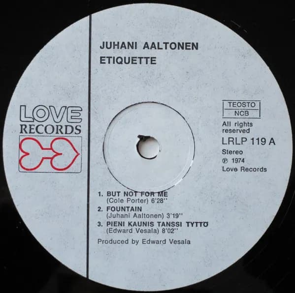 Juhani Aaltonen — Etiquette