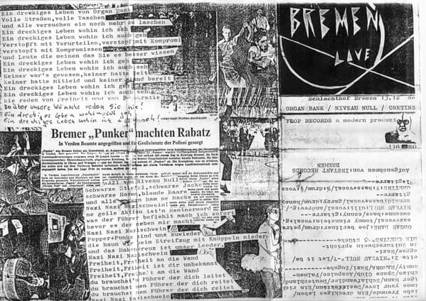 Organ Bank / Niveau Null / Cretins — Bremen Live (Schlachthof Bremen 13.12 80)