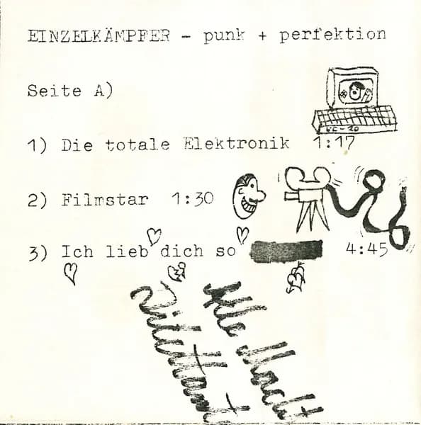 Einzelkämpfer — Punk + Perfektion (Demo-Tape)